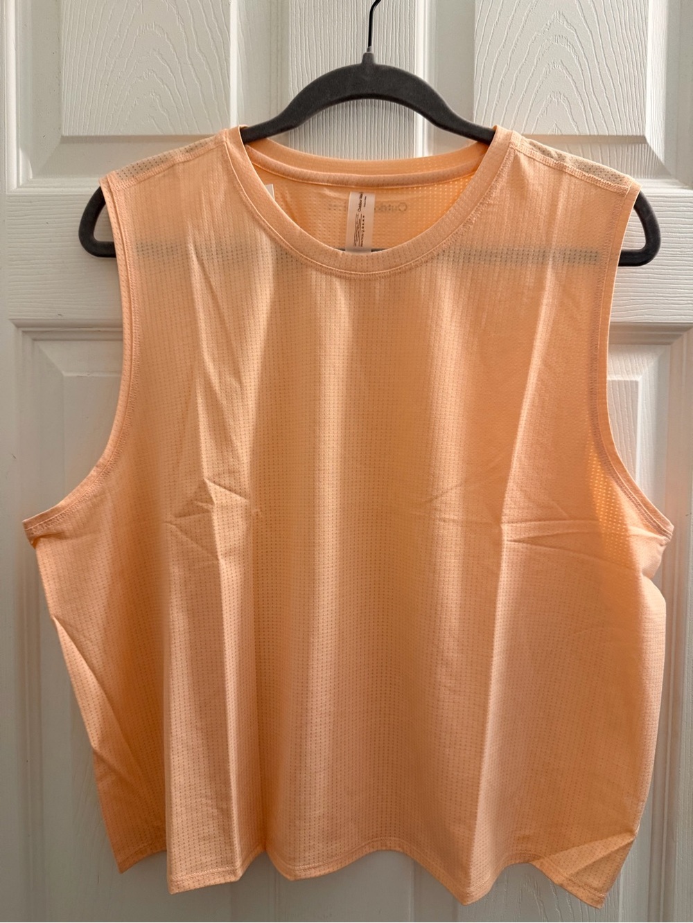 Our door voice cropped mesh muscle tank NWT XXL
